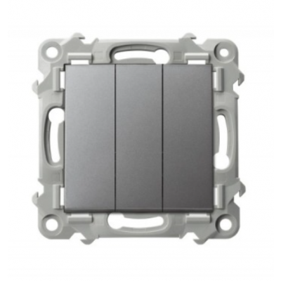 SZAFIR Łącznik potrójny kolor szary mat ŁP-13Z/m/70 OSPEL (ŁP-13Z/m/70)